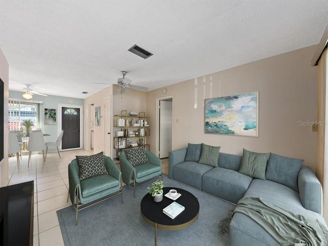 Staged living area