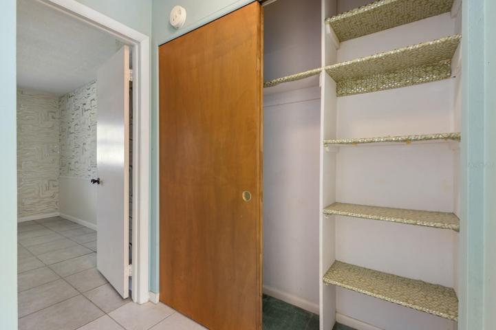 Hallway to guest bedroom and bath