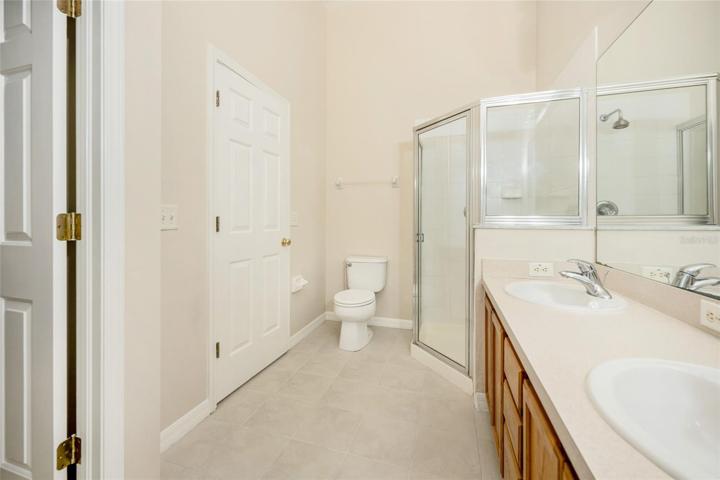 Main bathroom view #1, separate shower and bathtub