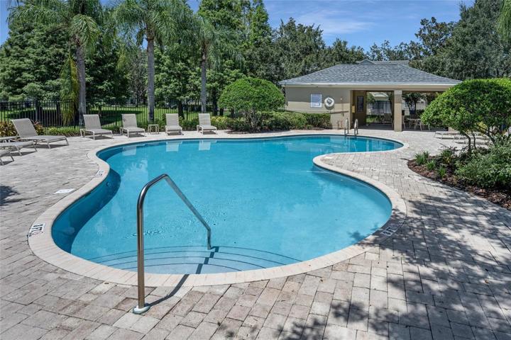Community pool view #2