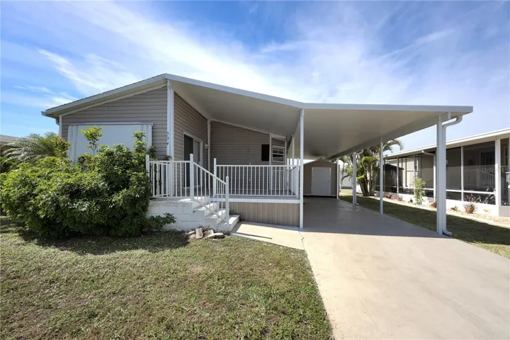 Brand new carport and porch roof and skirting