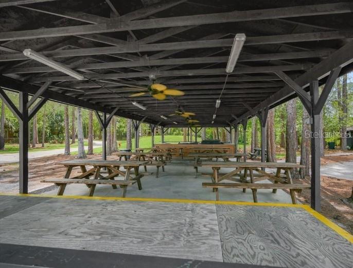 Community pavillion with optional POA fee
