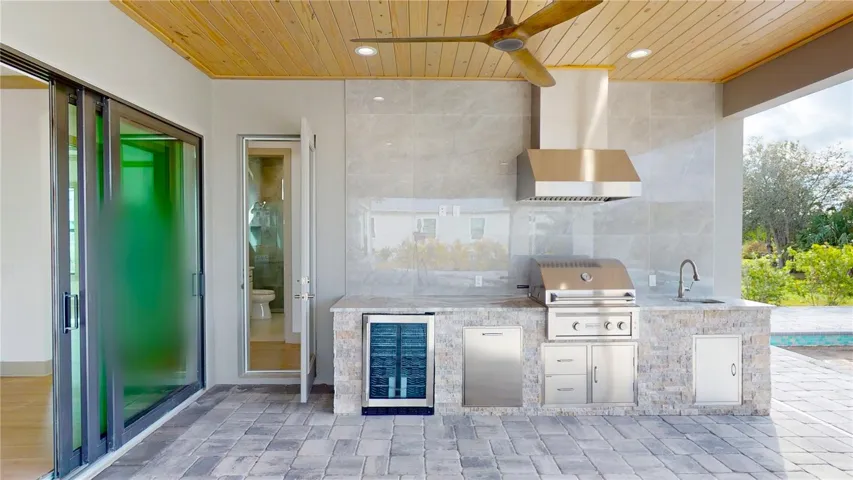 Grilling kitchen