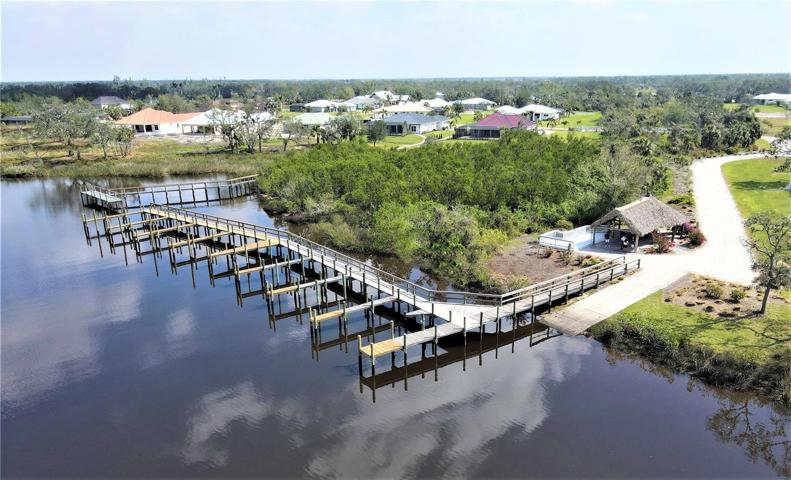 Community dock where each homeowner has a slip