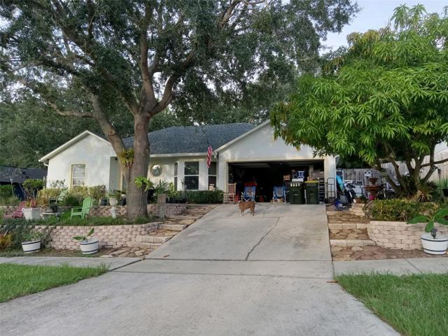 front of the house