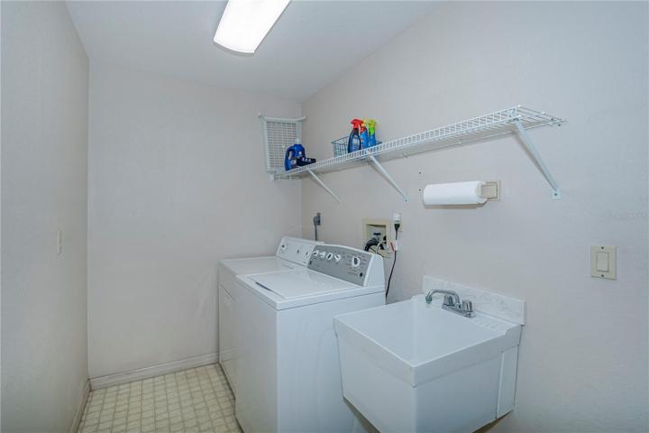 inside laundry