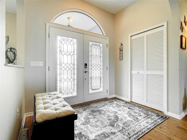 Inside Foyer and Large Wall Closet