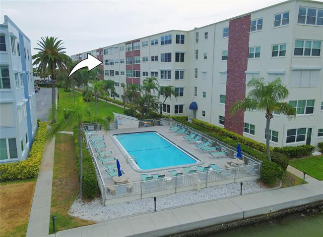 You can see this primary pool from the unit.