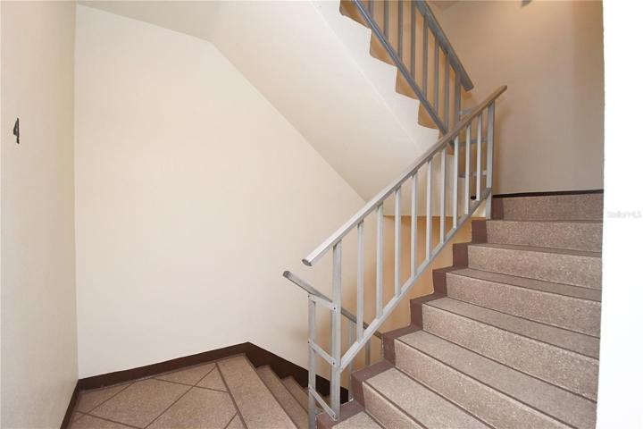 Stairs for those who wants to exercise and not use an elevator.