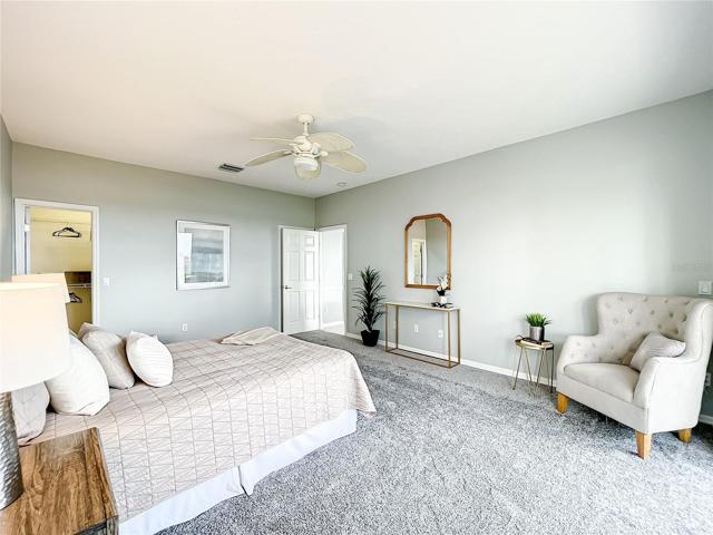 The serene quarters away from the action upstairs