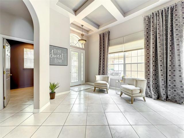 Half bath at entry