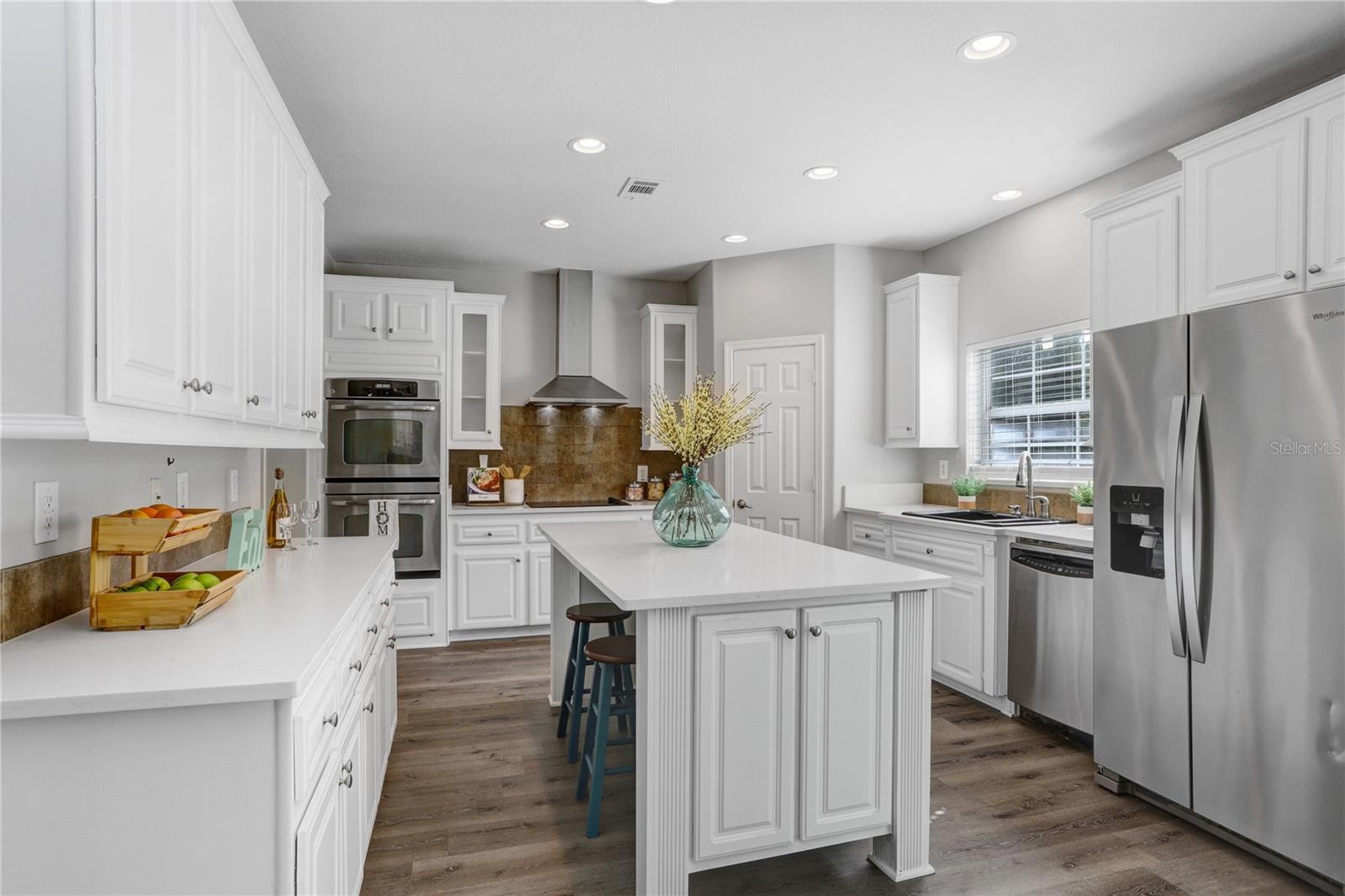 The quartz countertops are a dream upgrade!