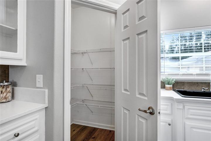A large walk-in pantry!