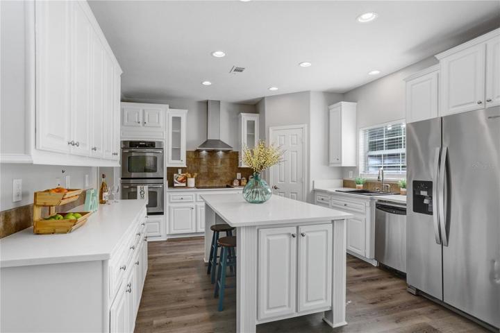 The quartz countertops are a dream upgrade!