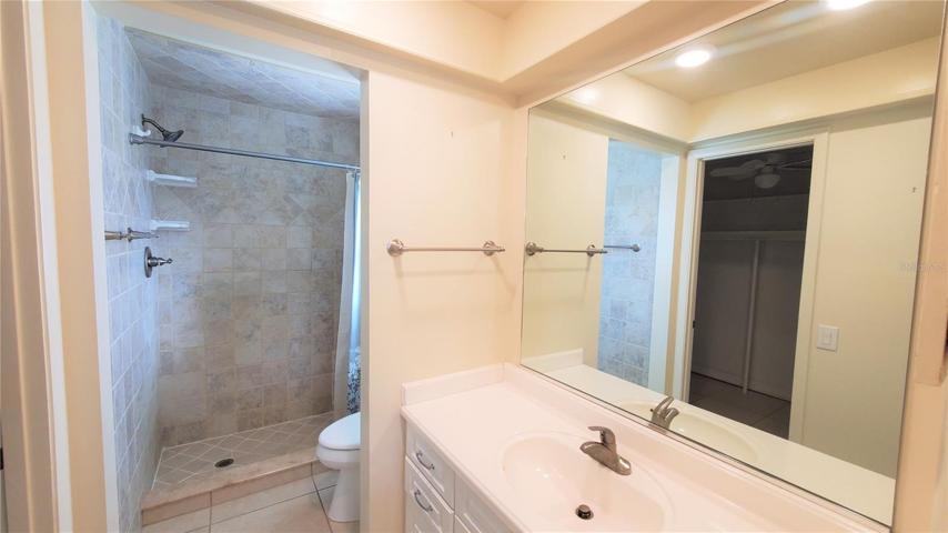 Master bath-walk in shower