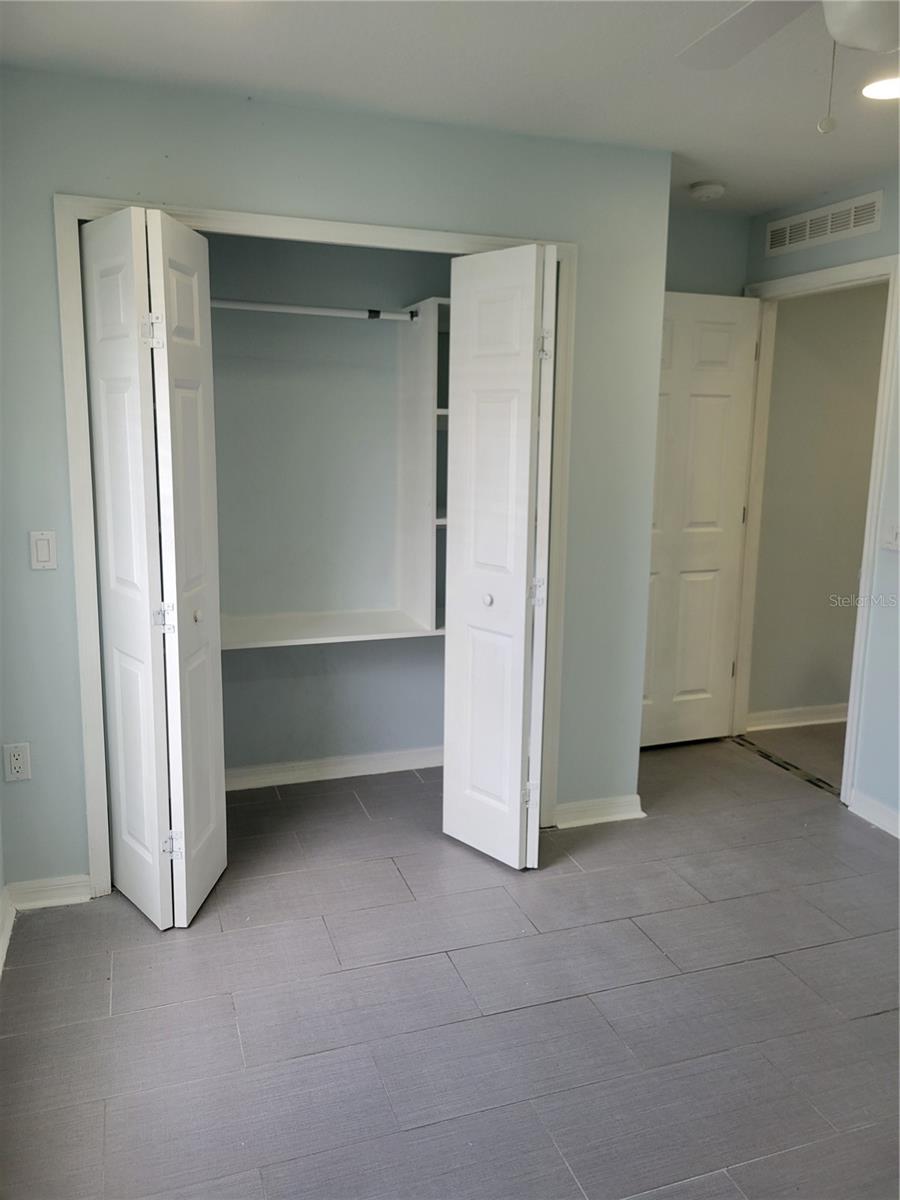 closet in bedroom