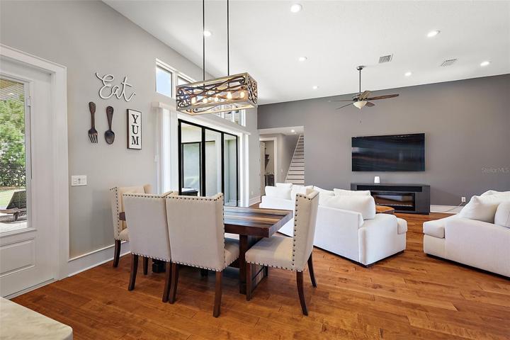 Dining & living area