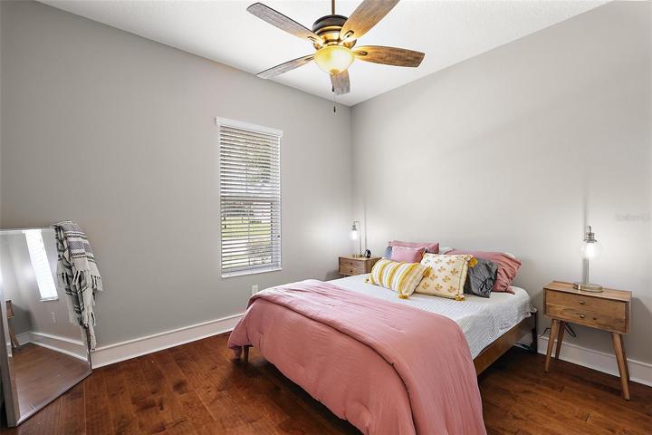 Bedroom 2 w/engineered hardwood flooring