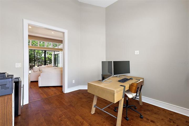 Bedroom 3 w/engineered hardwood flooring