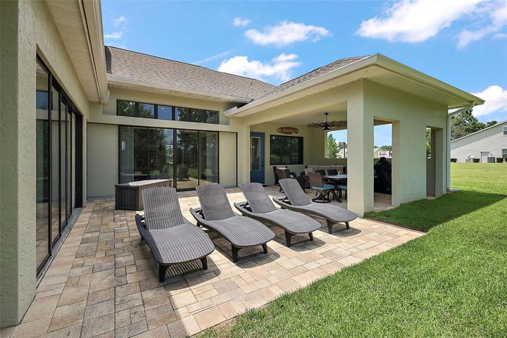 Paver back patio