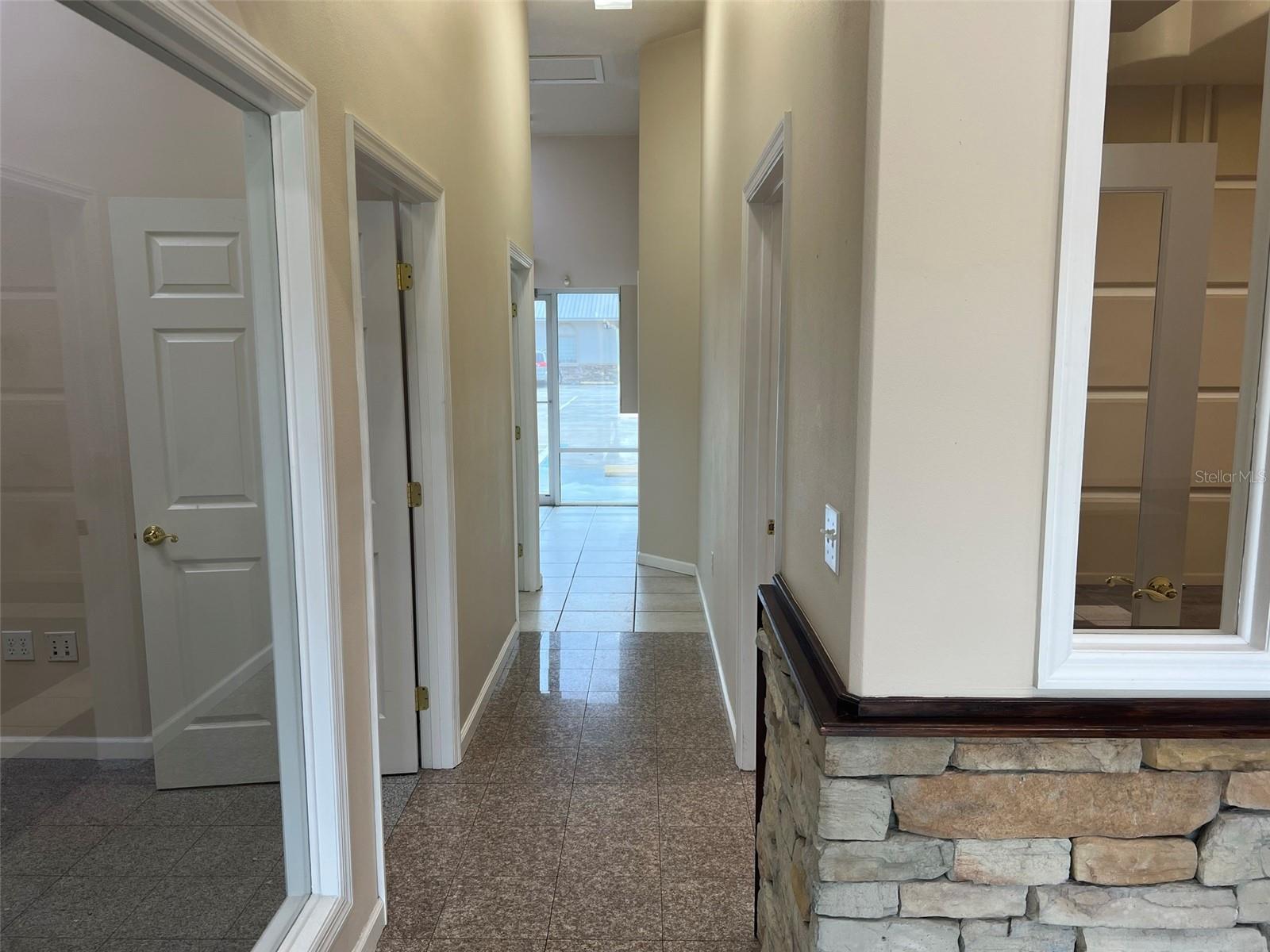 Left hallway