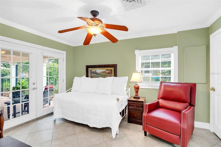 4th bedroom separate from other bedroom wing makes this a perfect guest suite with own entrance and en-suite bath.