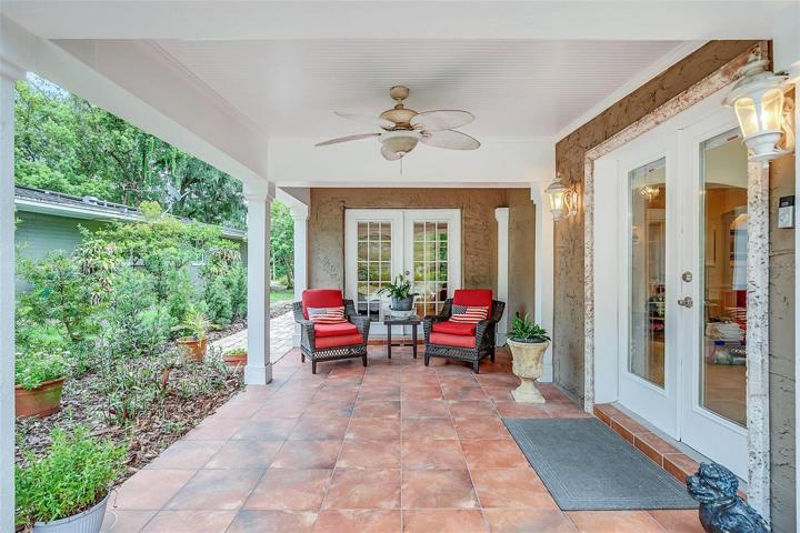 Covered paver front Lanai