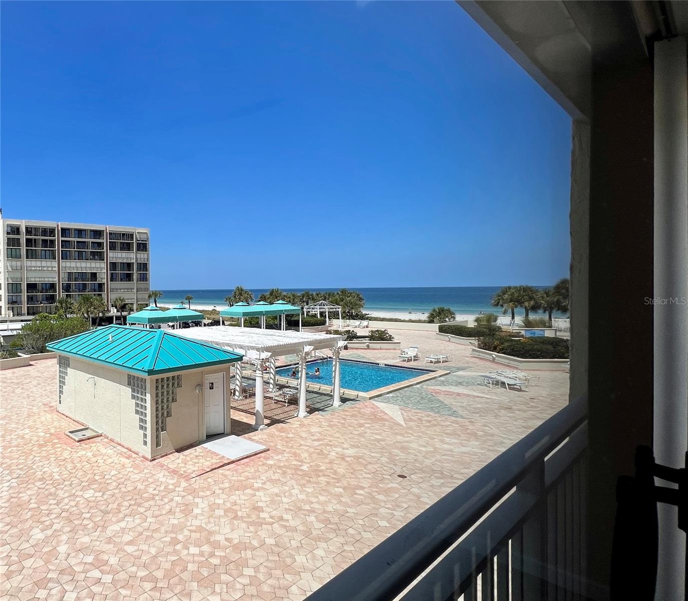 JUST STEPS FROM UNIT 207 TO THE AMAZING PLAZA DECK.