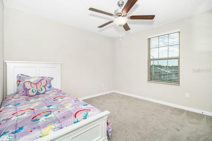 3rd Bedroom with walk-in closet