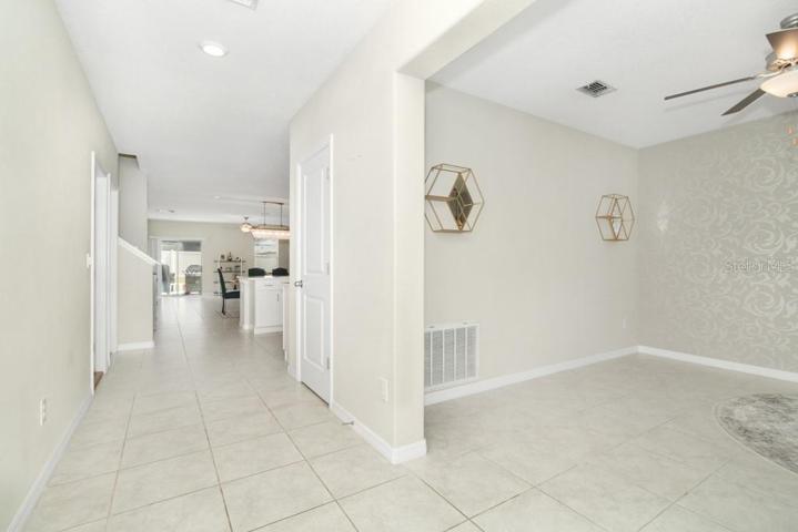 Entry -  view of open floor plan and office/den area