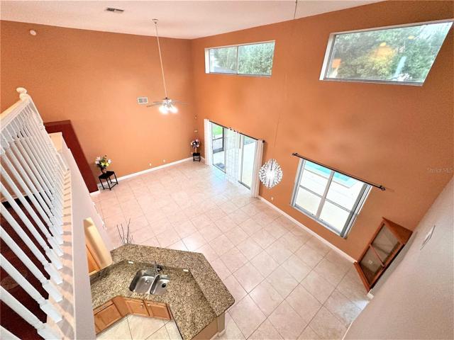 Family room from 2nd floor