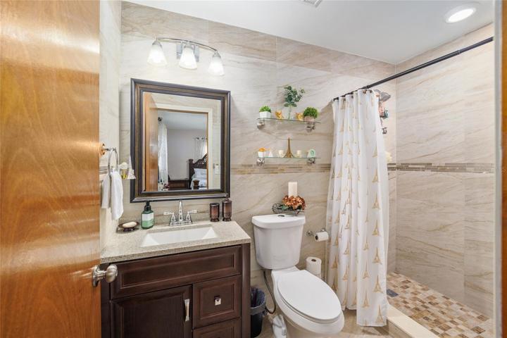 Remodeled master bathroom