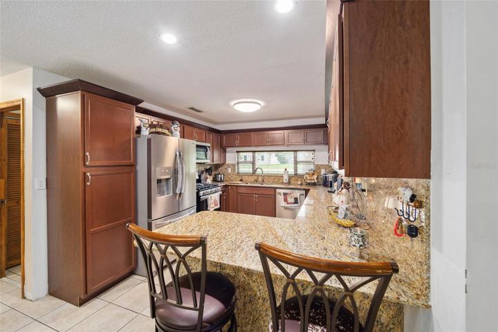Updated cabinetry