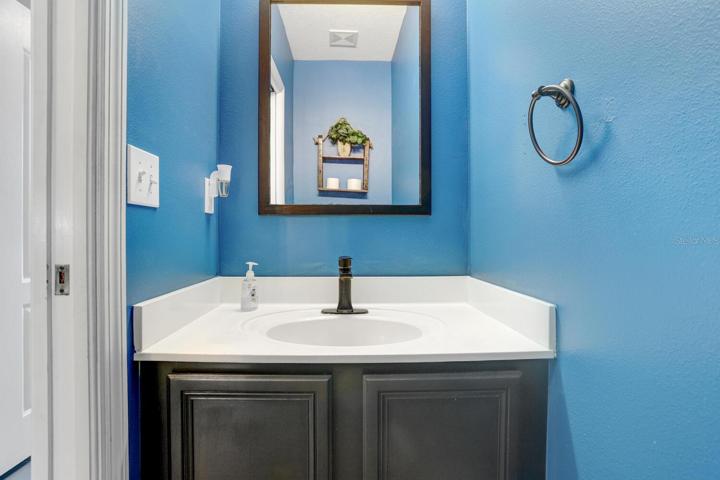 Downstairs powder bath with recent updates.