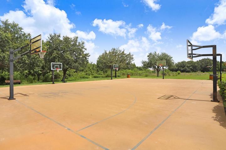 Community basketball court.