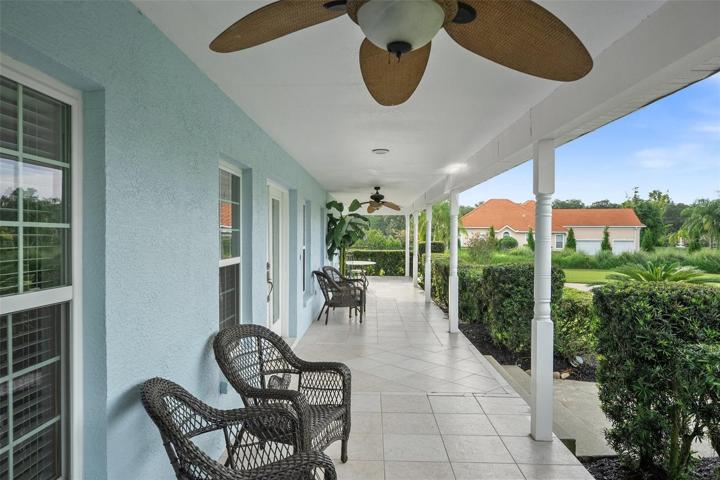 Take a seat and unwind on the Luxurious, Majestic, Welcoming, and Expansive Veranda.