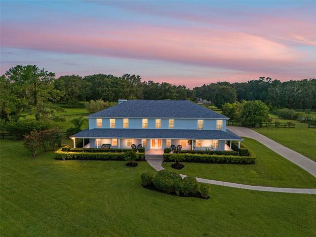 Grand estate with immaculate landscaping.