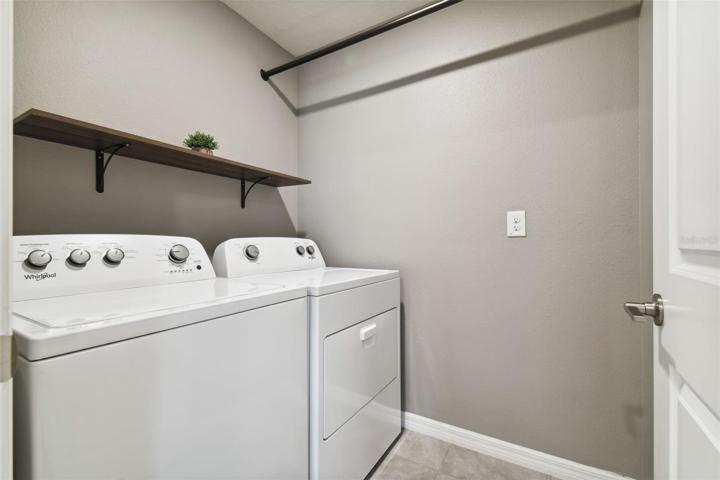 Dedicated laundry room