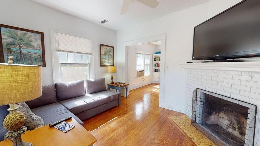 Living room of East apartment
