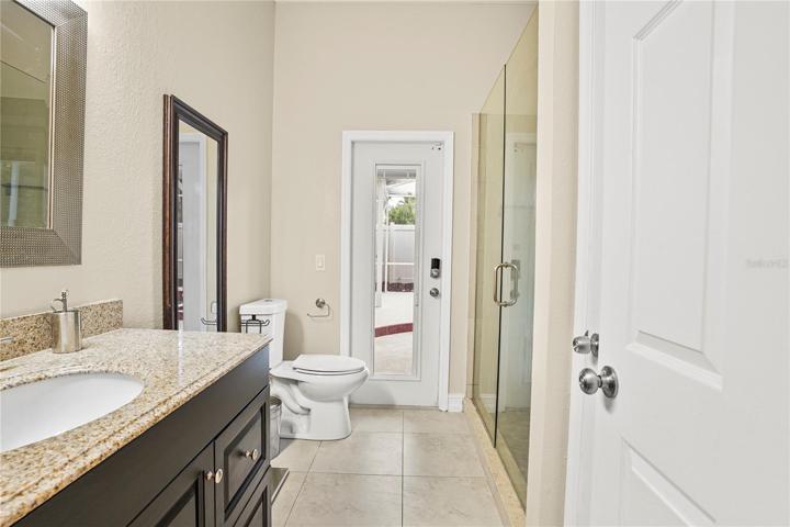 3rd Full bathroom next to the extra large 4th bedroom