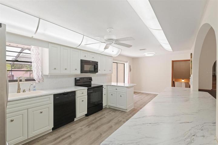 updated kitchen.