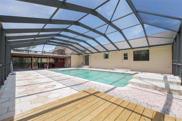 very large pool enclosure