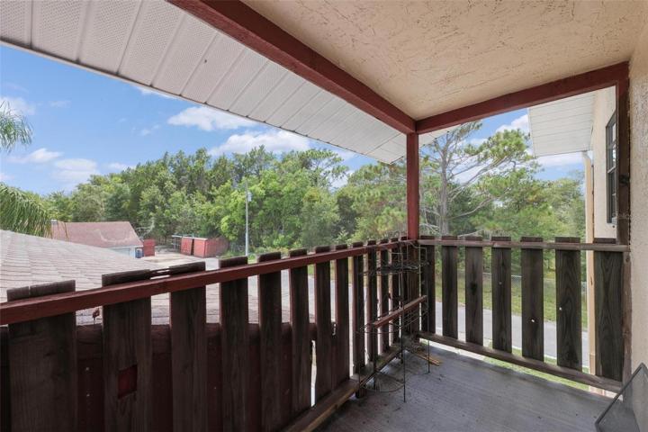 upstairs master balcony.
