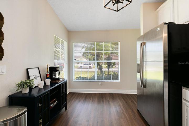 Perfect place for a coffee bar and lots of natural light!