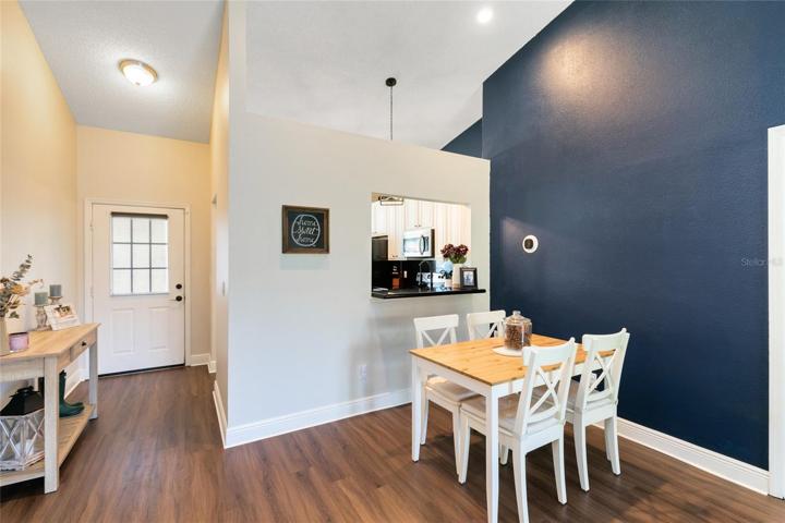 Cute entryway and dining nook