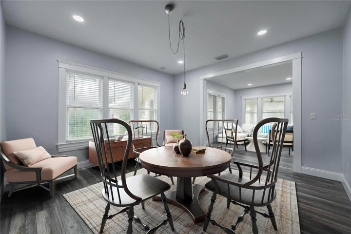 Virtually Staged Dining Room
