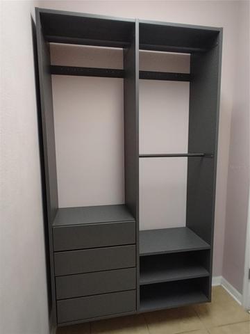 Laundry storage cabinet