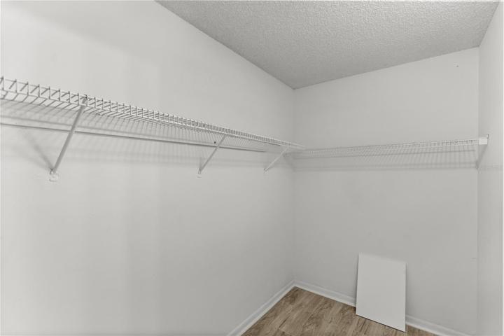 Primary walk in closet