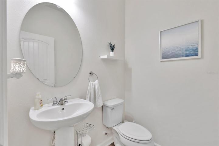 1/2 BATH DOWNSTAIRS