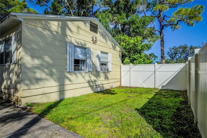 Plenty of room behind the fence for boat or RV storage